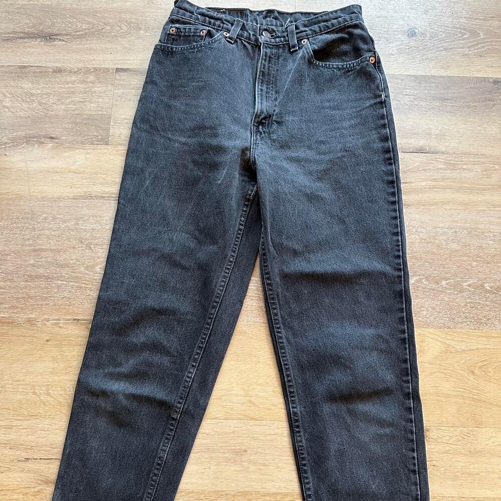 Vintage levis black denim 512